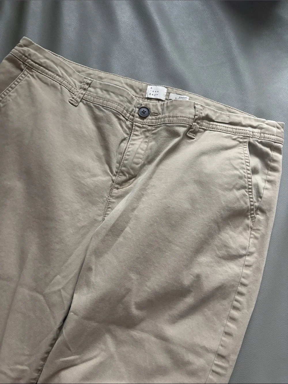 Women’s a new day Light Beige stretch elastizado Pants, 12
